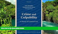 Must Have  Crime and Culpability: A Theory of Criminal Law (Cambridge Introductions to Philosophy