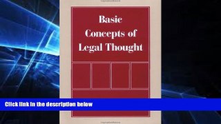 Big Deals  Basic Concepts of Legal Thought  Full Ebooks Most Wanted