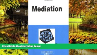 Full [PDF]  Mediation in a Nutshell (Nutshell Series)  READ Ebook Online Audiobook