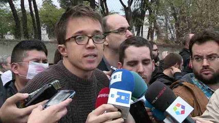 Errejón dice que es una "sinvergonzonería" que les acusen de instigar la protesta contra Felipe González