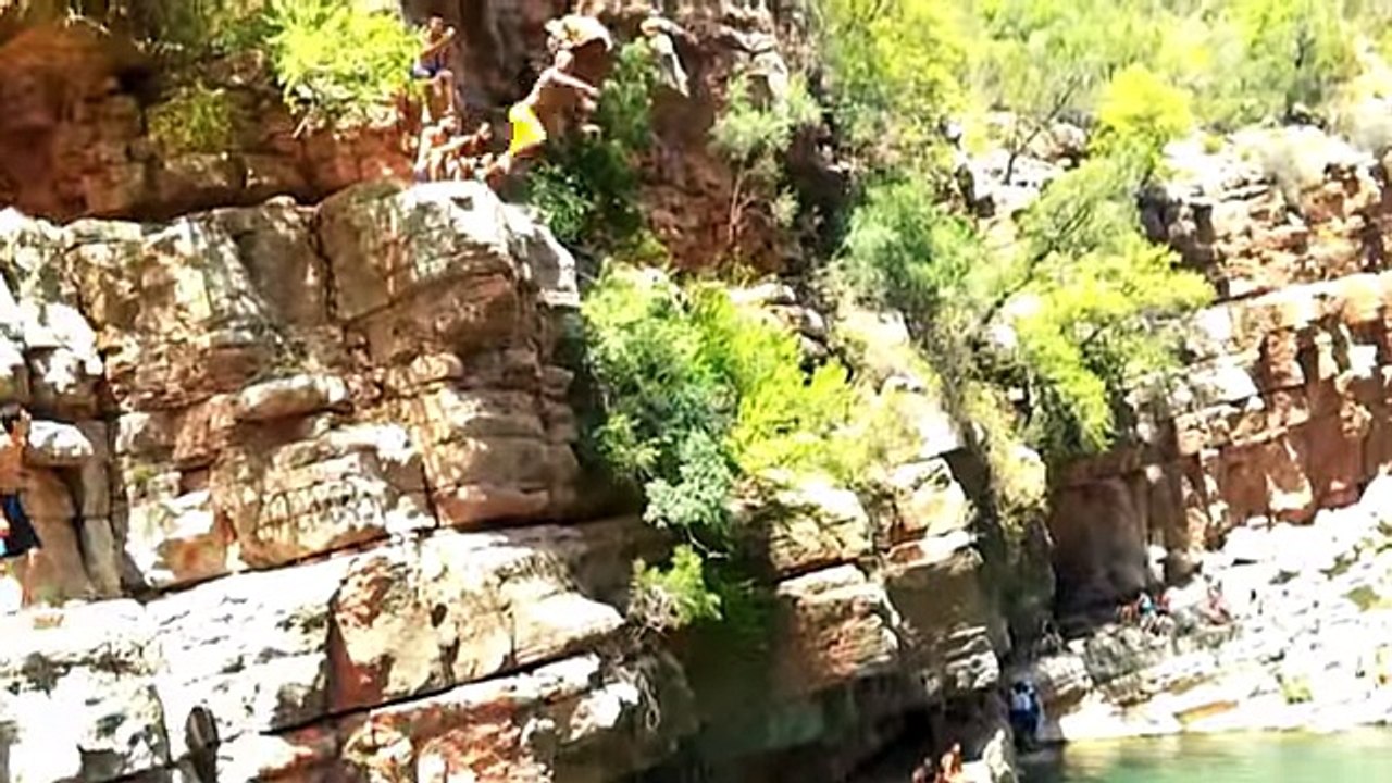 Cliff Jumping - Paradise valley Agadir