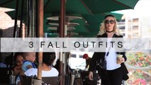 FALL TRENDS 2016: 3 FALL OUTFITS!