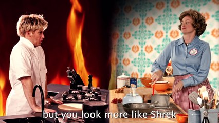 Gordon Ramsay vs Julia Child. Epic Rap Battles of History - Season 5