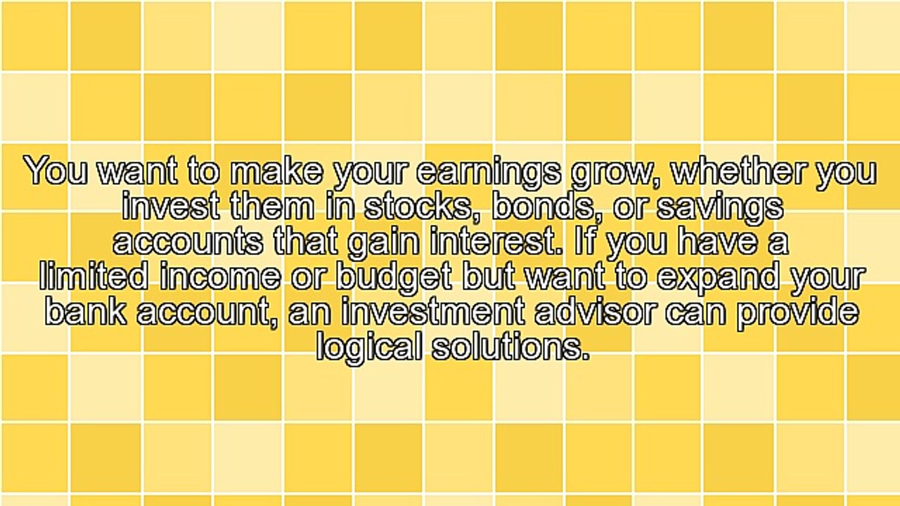 An Investment Advisor Can Help Your Money Grow