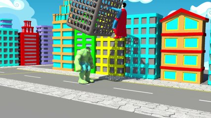 Finger Family Collection - Superheroes Vs Skeleton - Spiderman Vs Skeleton Vs Hulk Finger Family