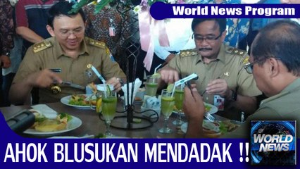 Resmikan JakBistro, Ahok Cicipi Burger hingga Infused Water (BLUSUKAN MENDADAK)