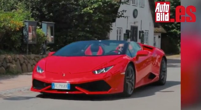 VÍDEO: Lamborghini Huracán Spyder en la isla de Sylt, ¡cuánta paz!