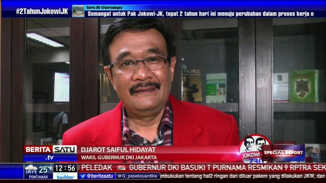 Ucapan Selamat Dua Tahun Pemerintahan Jokowi-JK dari Djarot Saiful Hidayat