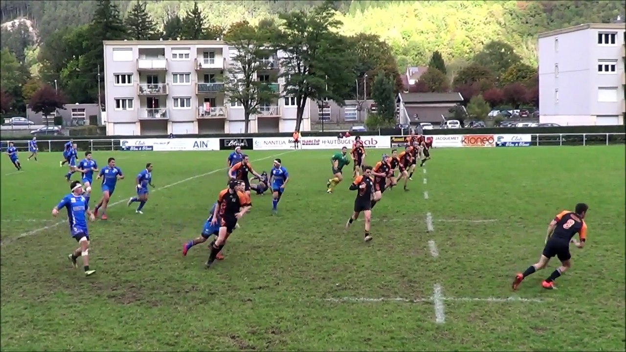 L'essai du bout du lac du Rugby Club d'Annecy le Vieux