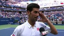 Novak Djokovic Us open 2016 Post match interview