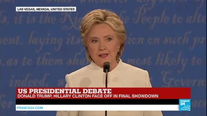 Hillary Clinton: "Donald Trump has been strongly supported by the NRA!"