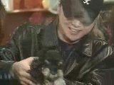 ShinHwa- Hye Sung with puppy