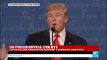 US Presidential Debate: Donald Trump says Clinton paid people to start violence at his rallies
