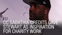 CC Sabathia Credits Dave Stewart As Inspiration For Charity Work