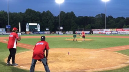 Odell Beckham Jr Happy Gilmore's a Home Run at the ROAR Celeb Softball Game