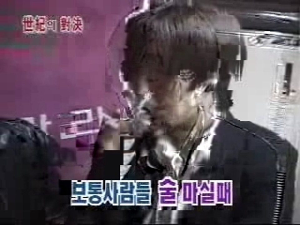Shinhwa - Hyesung and KangTa Drinking