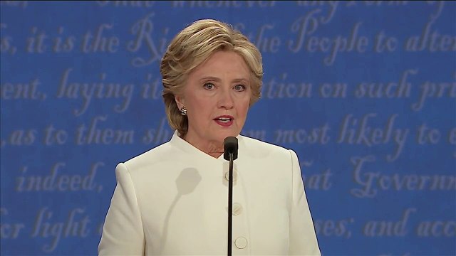 'Such a nasty woman': Trump takes swipe at Clinton