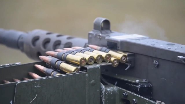 American Soldiers Train German Soldiers On U.S. Machine Guns