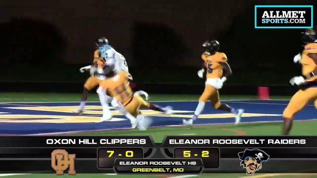 Previewing Oxon Hill at Eleanor Roosevelt football