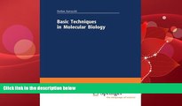 Choose Book Basic Techniques in Molecular Biology (Springer Lab Manuals)