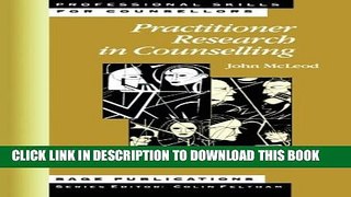 [PDF] Practitioner Research in Counselling (Professional Skills for Counsellors Series) Popular
