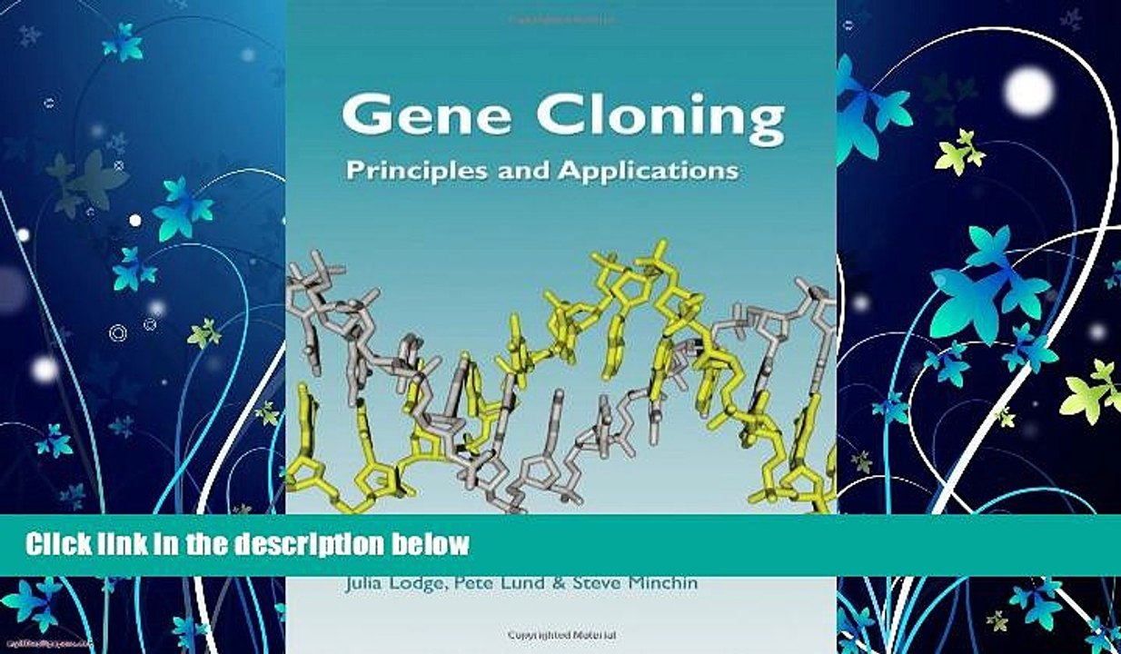Choose Book Gene Cloning