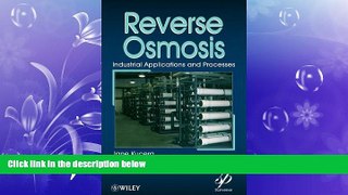 Popular Book Reverse Osmosis: Design, Processes, and Applications for Engineers