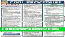 [PDF] Civil Procedure (Quickstudy: Law) [Full Ebook]