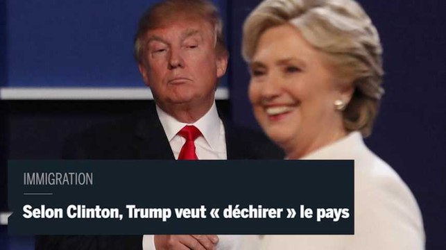 Selon Clinton, le plan d'immigration de Trump déchirerait le pays