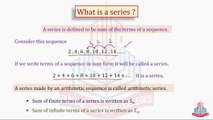 Series & Arithmetic Series