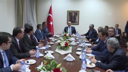 Dışişleri Bakanı Çavuşoğlu, Kazak Mevkidaşı Ile Görüştü