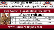 Defence Recruitment Notification 2016
