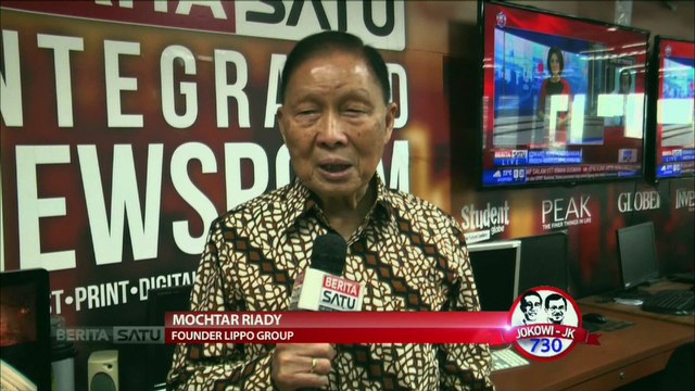 Ucapan Selamat Dua Tahun Pemerintahan Jokowi-JK dari Mochtar Riady