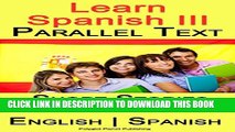 [PDF] FREE Learn Spanish III: Parallel Text - Culturally Speaking (Short Stories) English -