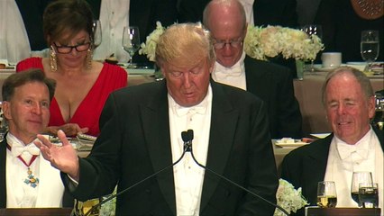 Trump and Clinton 'roast' themselves and each other