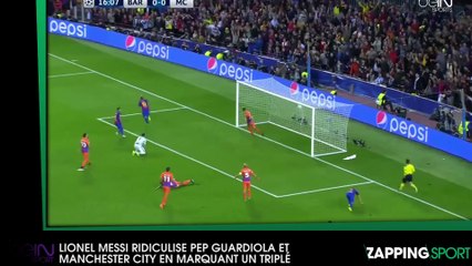 Lionel Messi punit Pep Guardiola et Manchester City en inscrivant un triplé (vidéo)