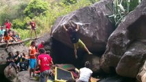 Adrénaline - Escalade : Alban Levier dans ses oeuvres à La Réunion