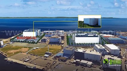 Commercial Truck Parking Distribution - Constructive Architectural Animation in Japan