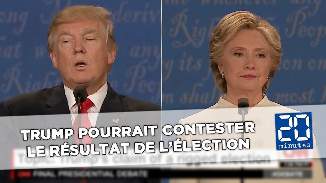 Trump refuse de s'engager à accepter les résultats de l'élection