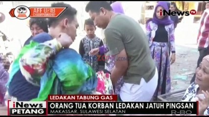 Orangtua Korban Ledakan Tabung Gas, Jatuh Pingsan