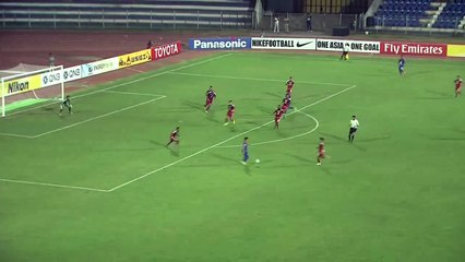 Sunil Chettri na AFC Cup com grande golo