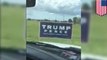 Man runs over Trump sign, posts video to Facebook and gets arrested