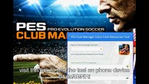 PES Club Manager Coins Cash Cheats iOS Android