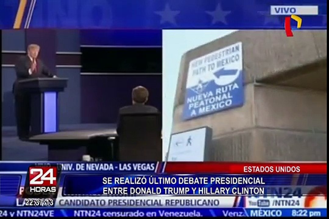 EEUU: lo que dejó el último debate entre Donald Trump y Hillary Clinton