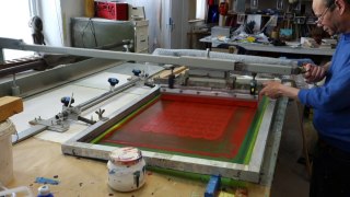 JEAN-PIERRE SERGENT AT WORK III PART 4: THE SCREEN PRINTING