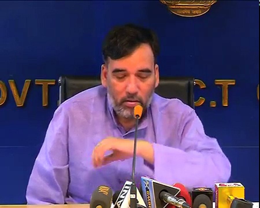 Delhi Cabinet Minister Gopal Rai Press Conference on H5 avian influenza on 19th October' 16
