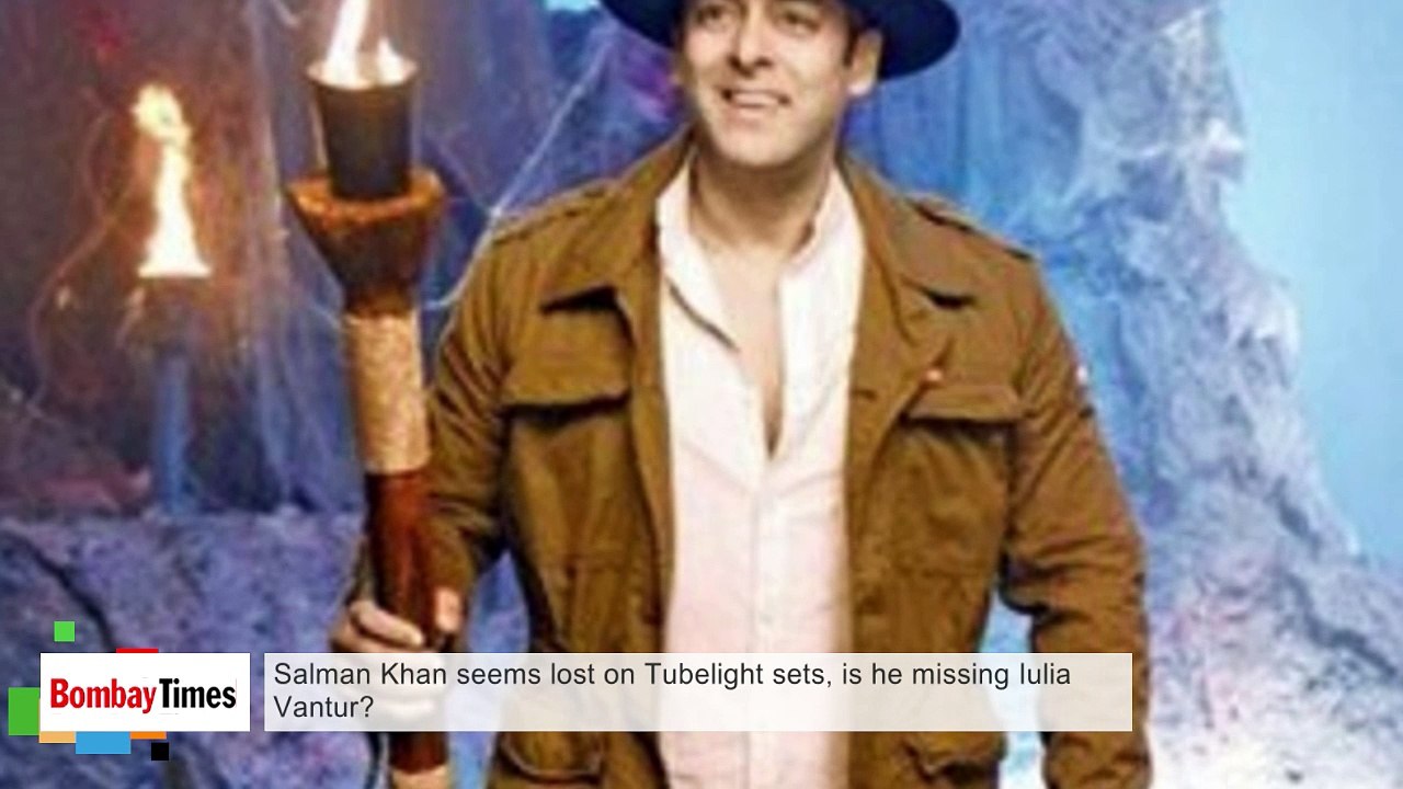 Salman Khan Seems Lost on Tubelight Sets, is he Missing Iulia Vantur ?
