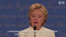 Clinton sobre el trato de Trump a las mujeres