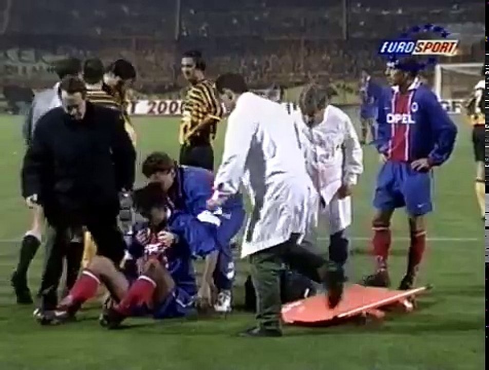 20.03.1997 - 1996-1997 UEFA Cup Winners' Cup Quarter Final 2nd Leg AEK 0-3 Paris Saint-Germain