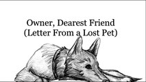 Pet Memorial - Owner, Dearest Friend